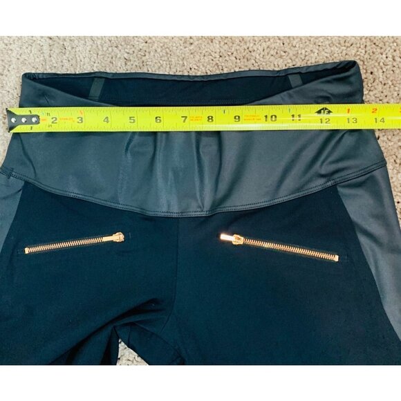 A DAY Black Leggings style BAL-BLK-00SM ZIPPERED POCKETS - Picture 3 of 16